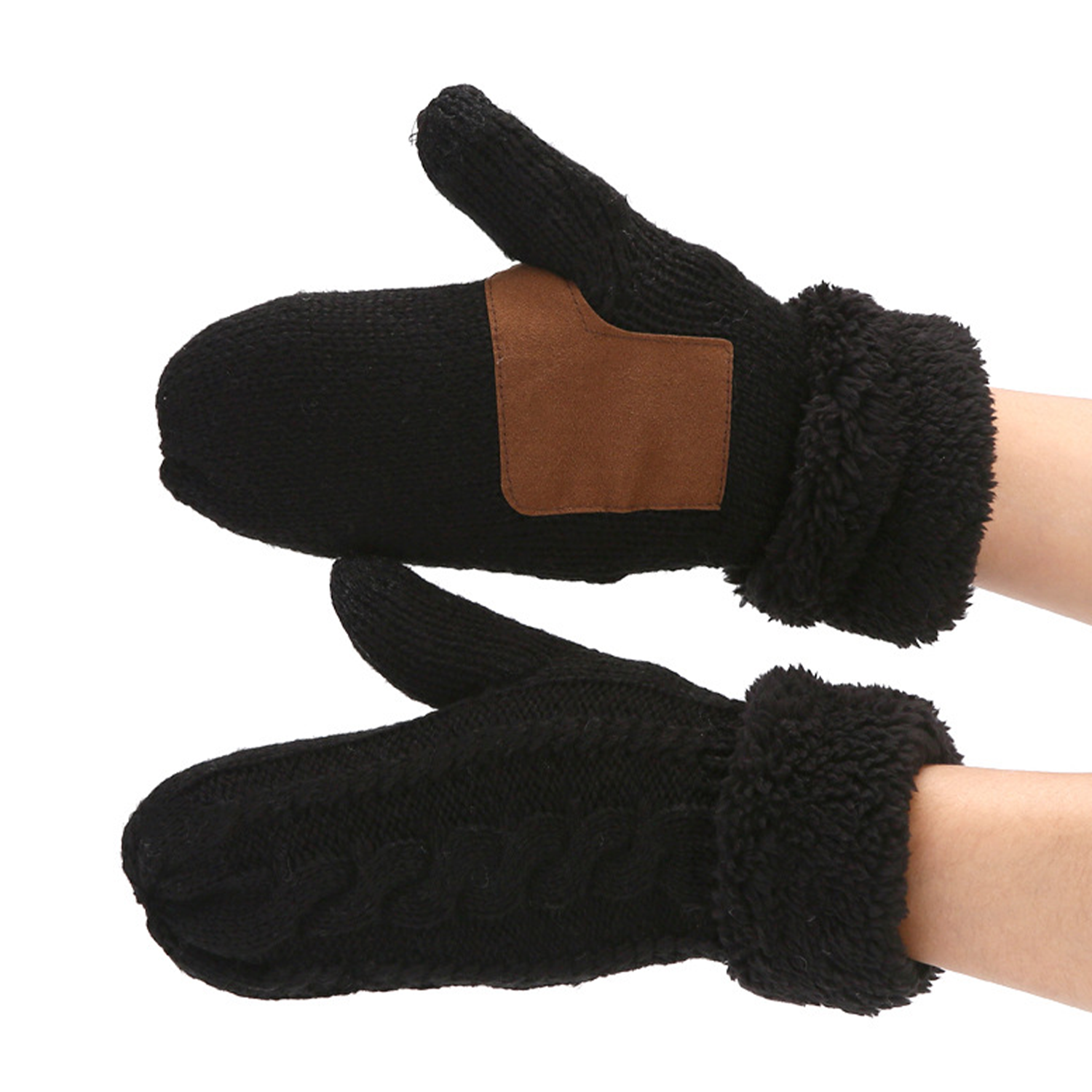Windproof touchscreen gloves for winter 6