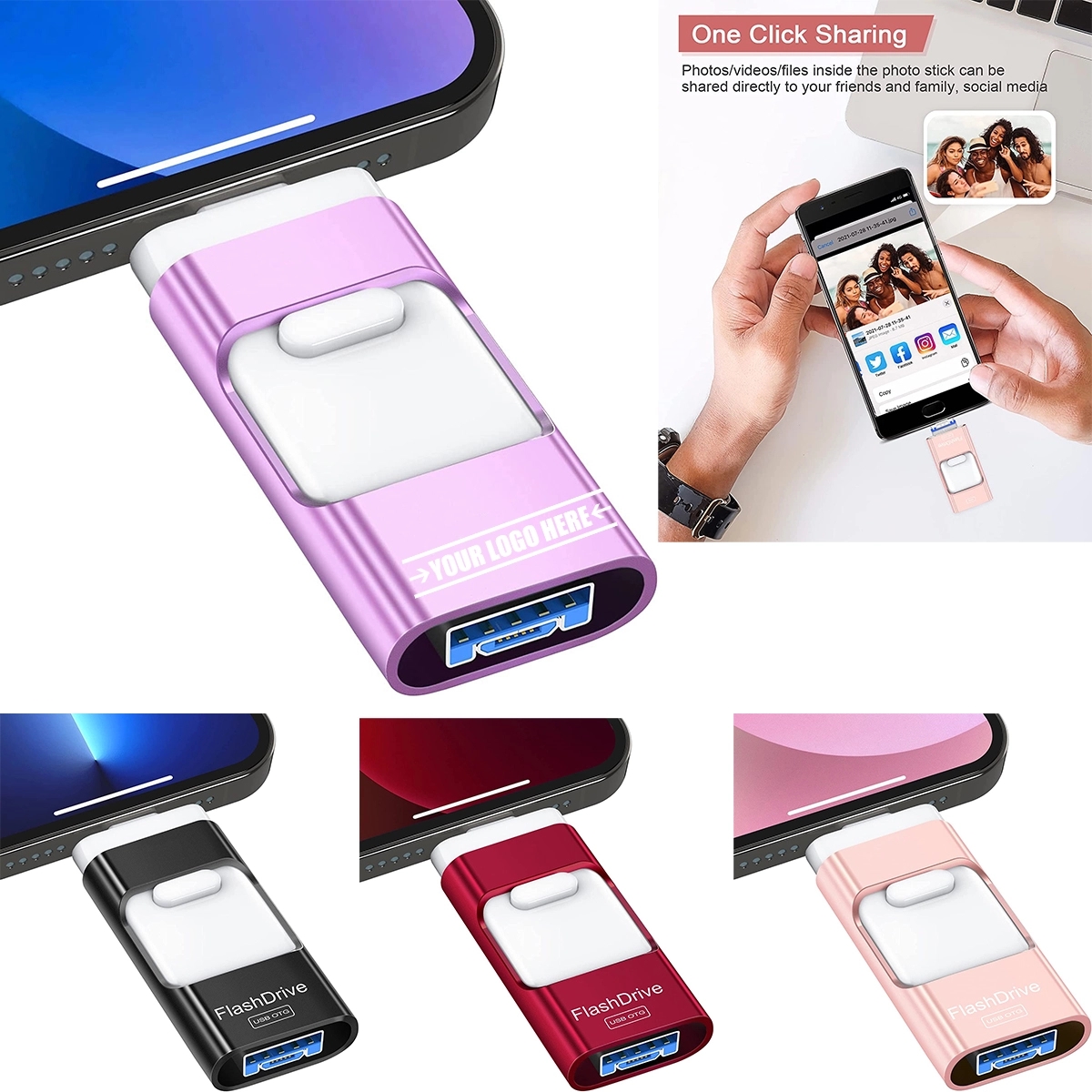32G USB Flash Drive Photo Stick External Data Memory U Disk 2