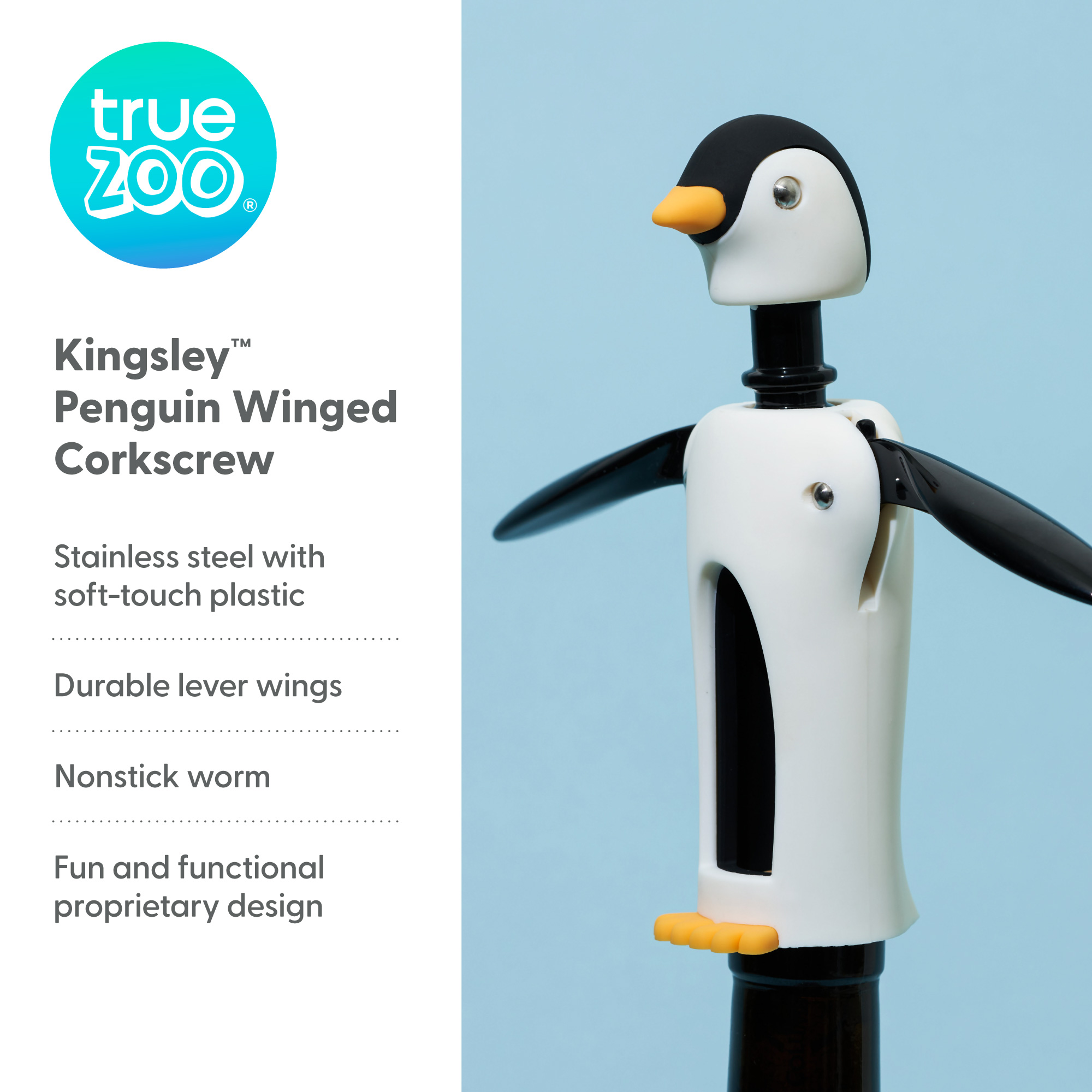 TrueZoo® Kingsley™ Winged Corkscrew 1