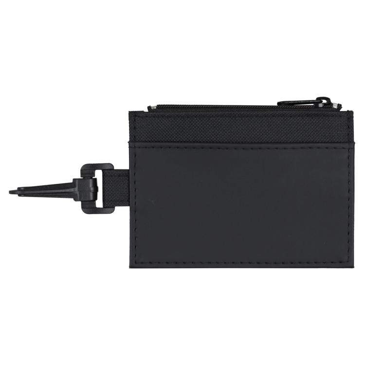 "The Regent" ID Holder with Zipper Wallet and Plastic Carabiner 1