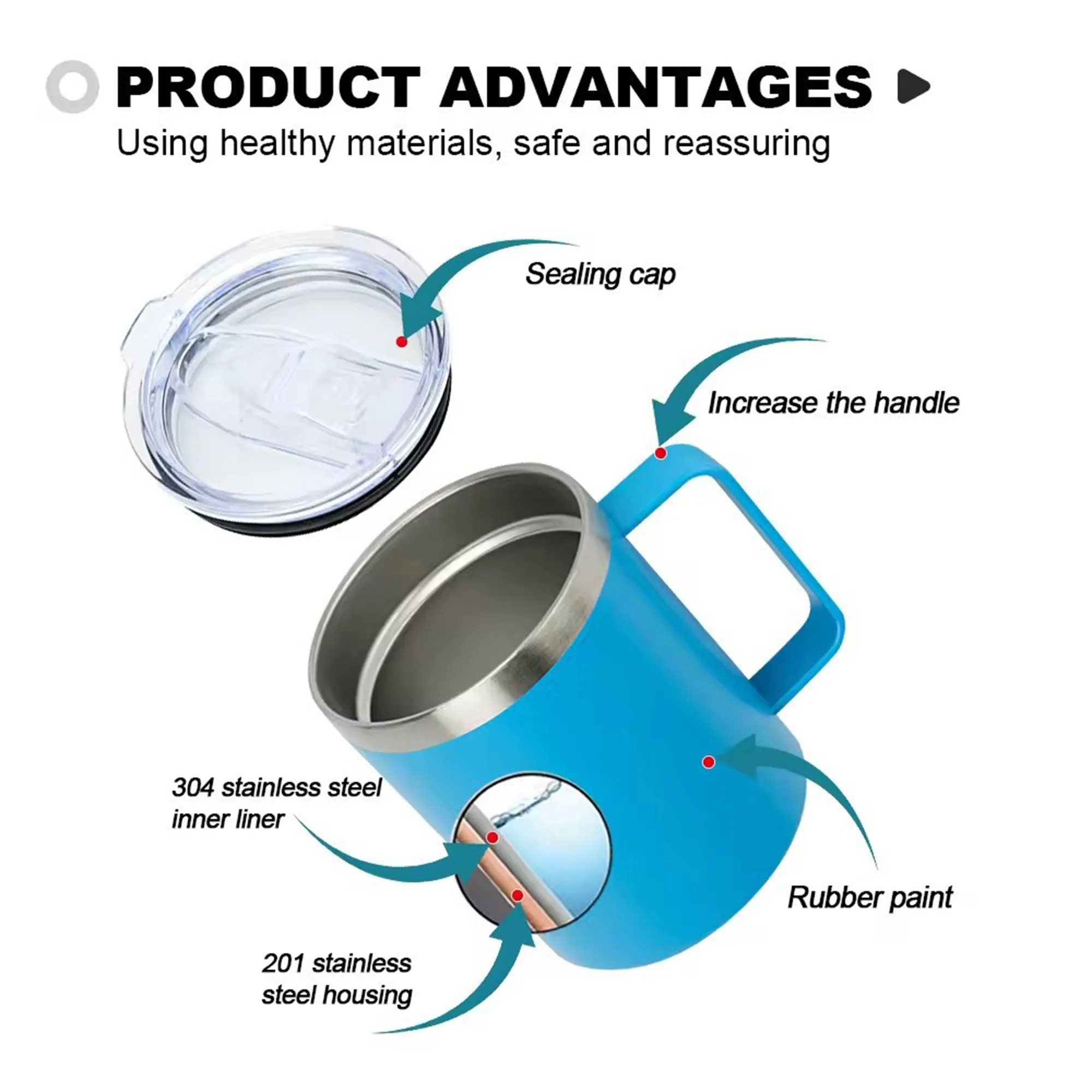 12oz Double-Wall Vacuum Stainless Steel Mug 4