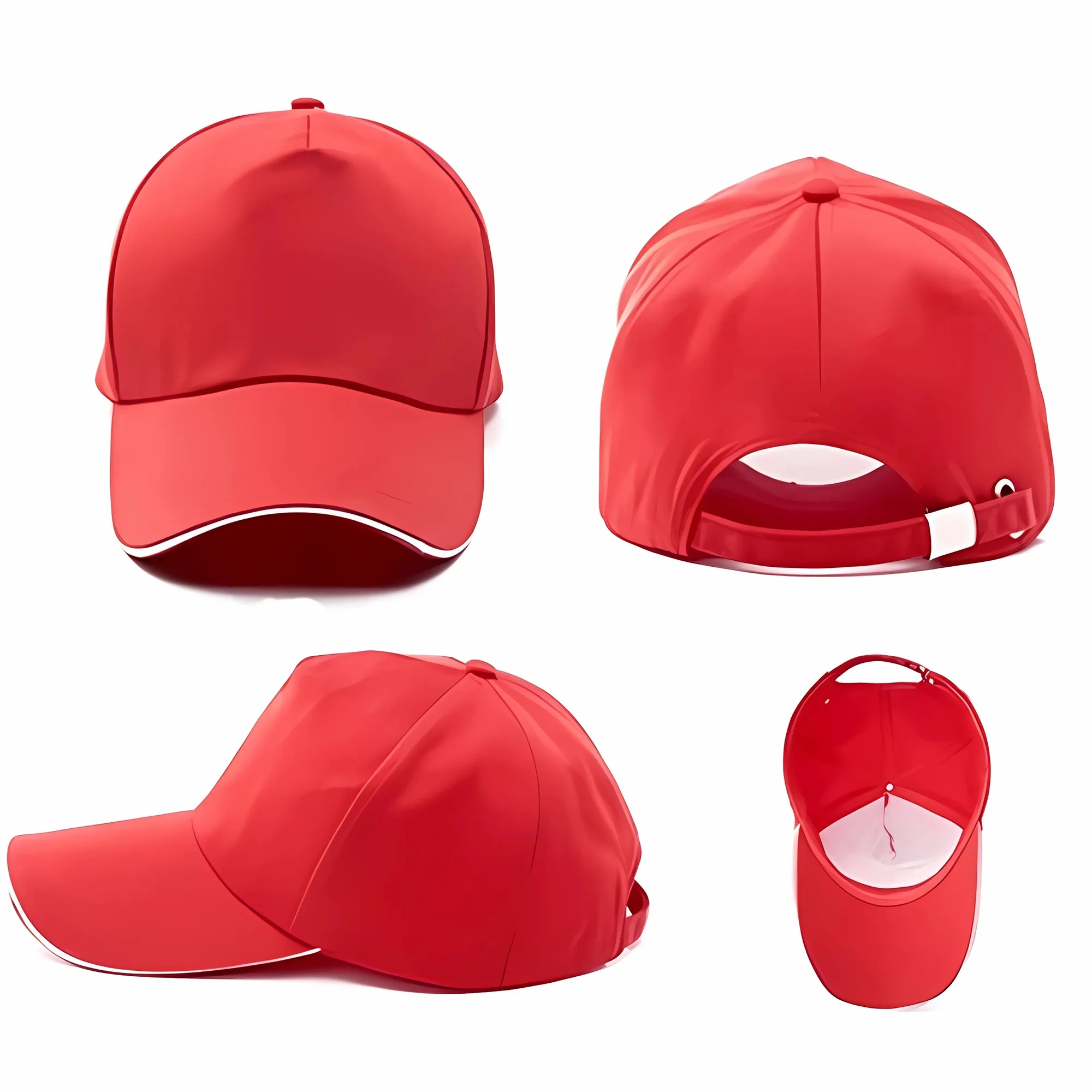 Adjustable 100% Cotton Twill Baseball Golf Cap 3