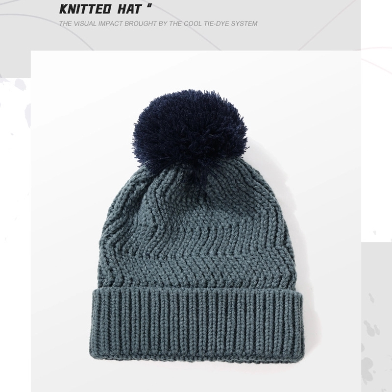 Custom Beanie Hats Winter Knitted Caps Unisex 5