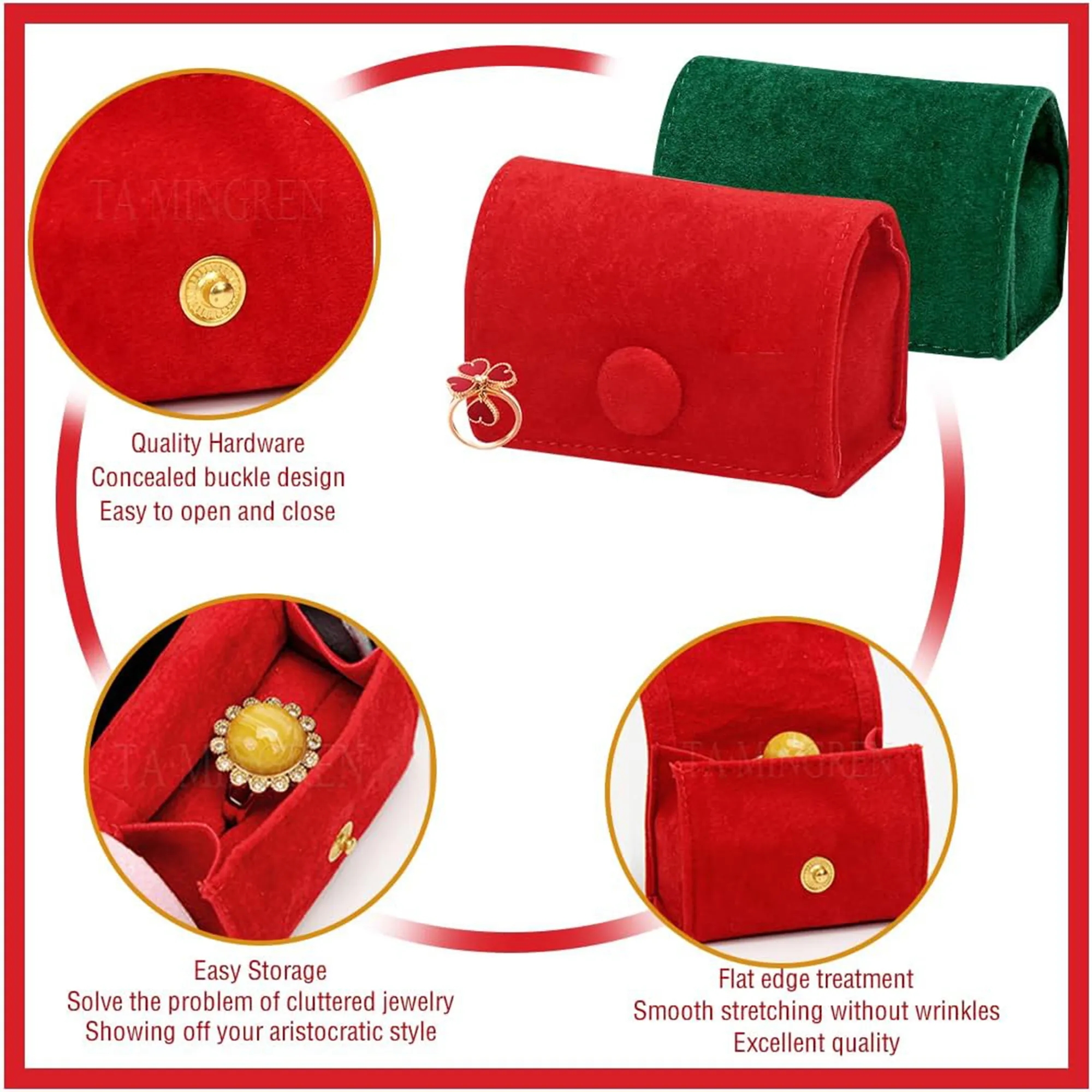 Elegant Velvet Jewelry Box 3