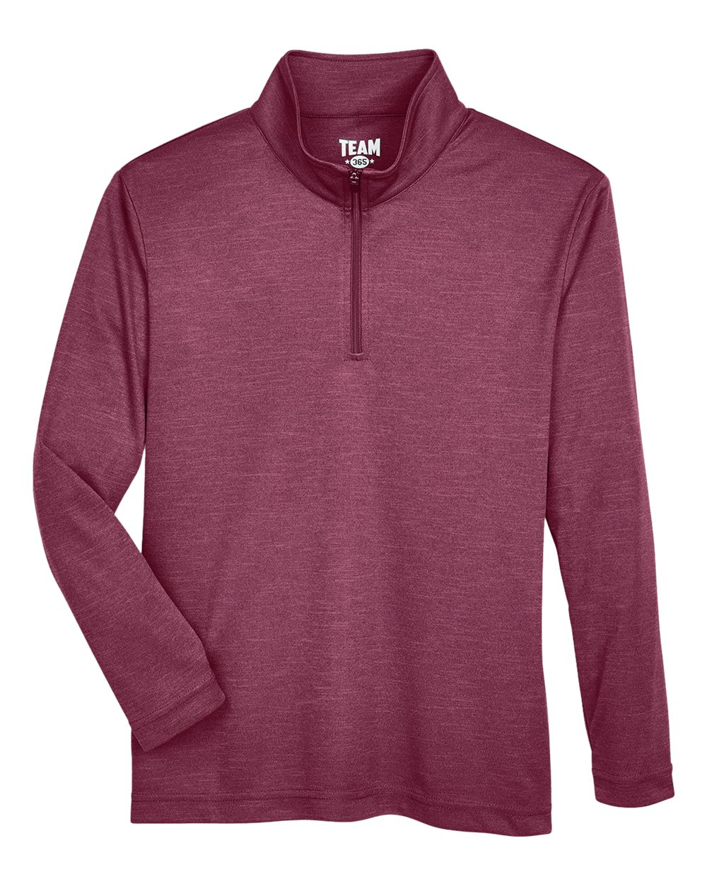 Youth Zone Sonic Heather Performance Quarter-Zip Pullover - TT31HY 28