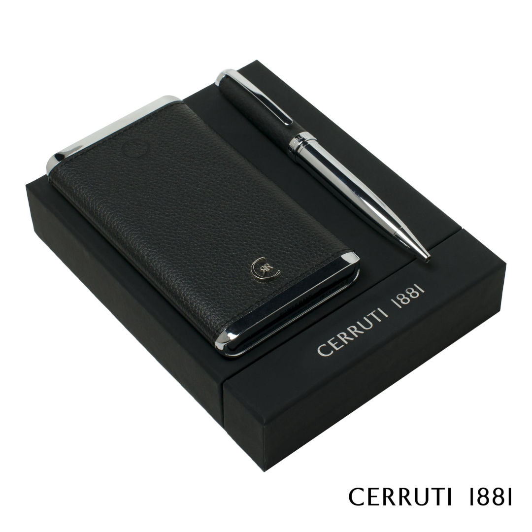 Cerruti 1881® Hamilton Ballpoint Pen & Power Bank Gift Set 3