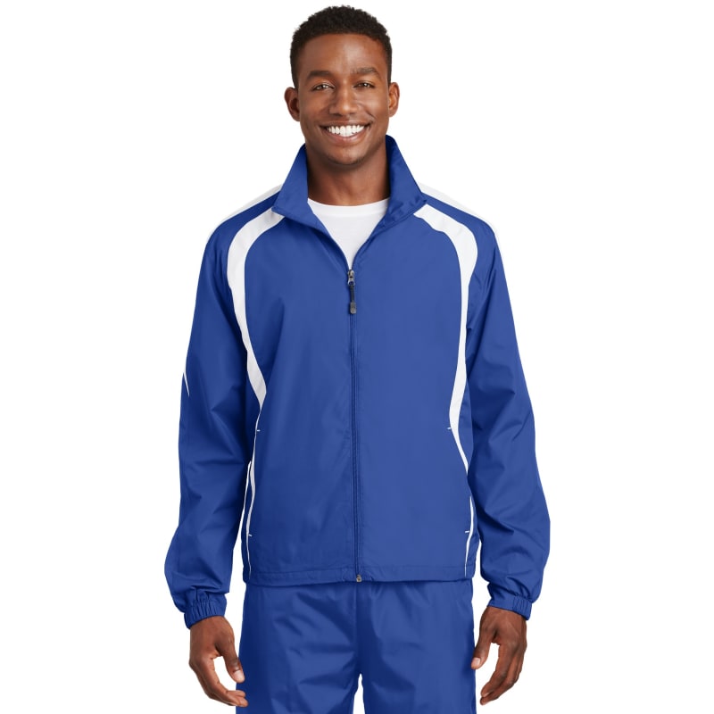 Sport-Tek Colorblock Raglan Jacket. 2