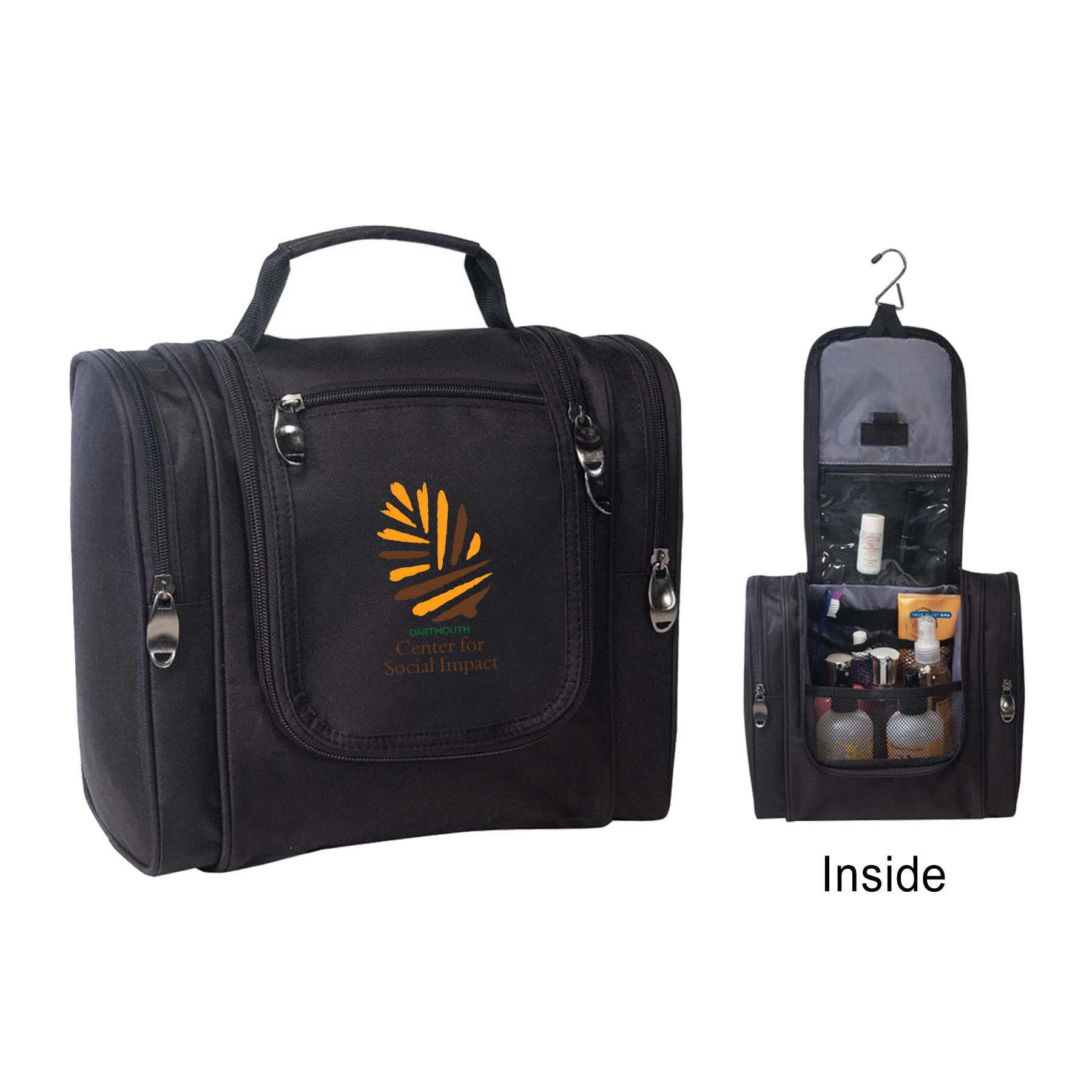 Deluxe Toiletry Travel Kit Hanging Organizer Makeup Shaving Wash Bag 4