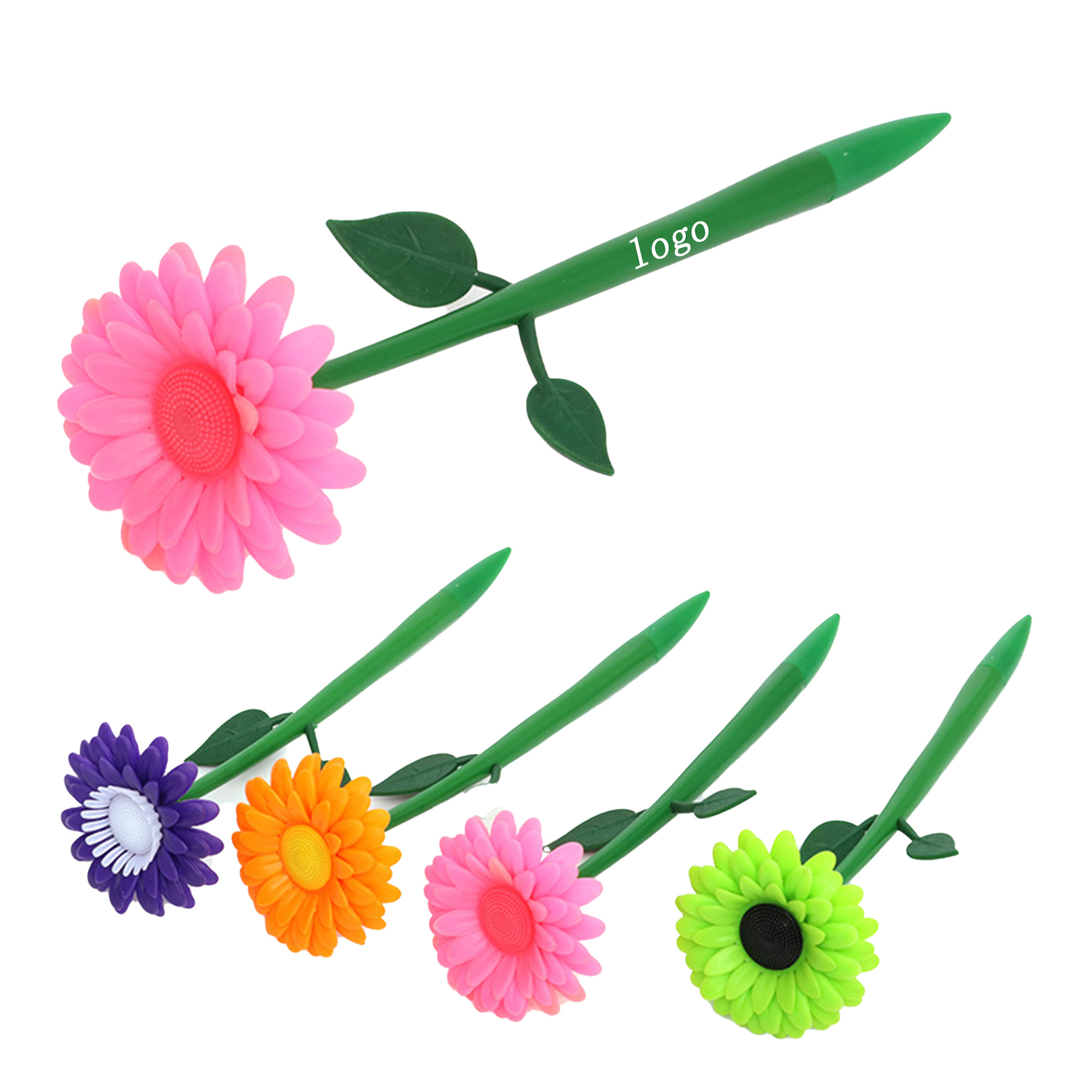 Creative Simulation Flower Beads Pen 1