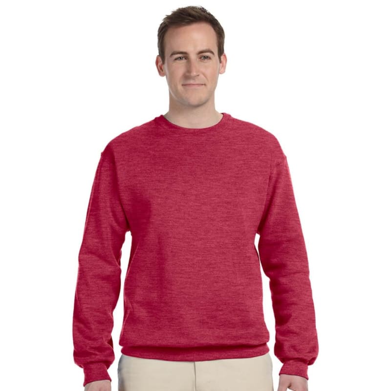 Jerzees 8 Oz., 50/50 NuBlend® Fleece Crew, custom hoodie or sweatshirt with logo imprint 9