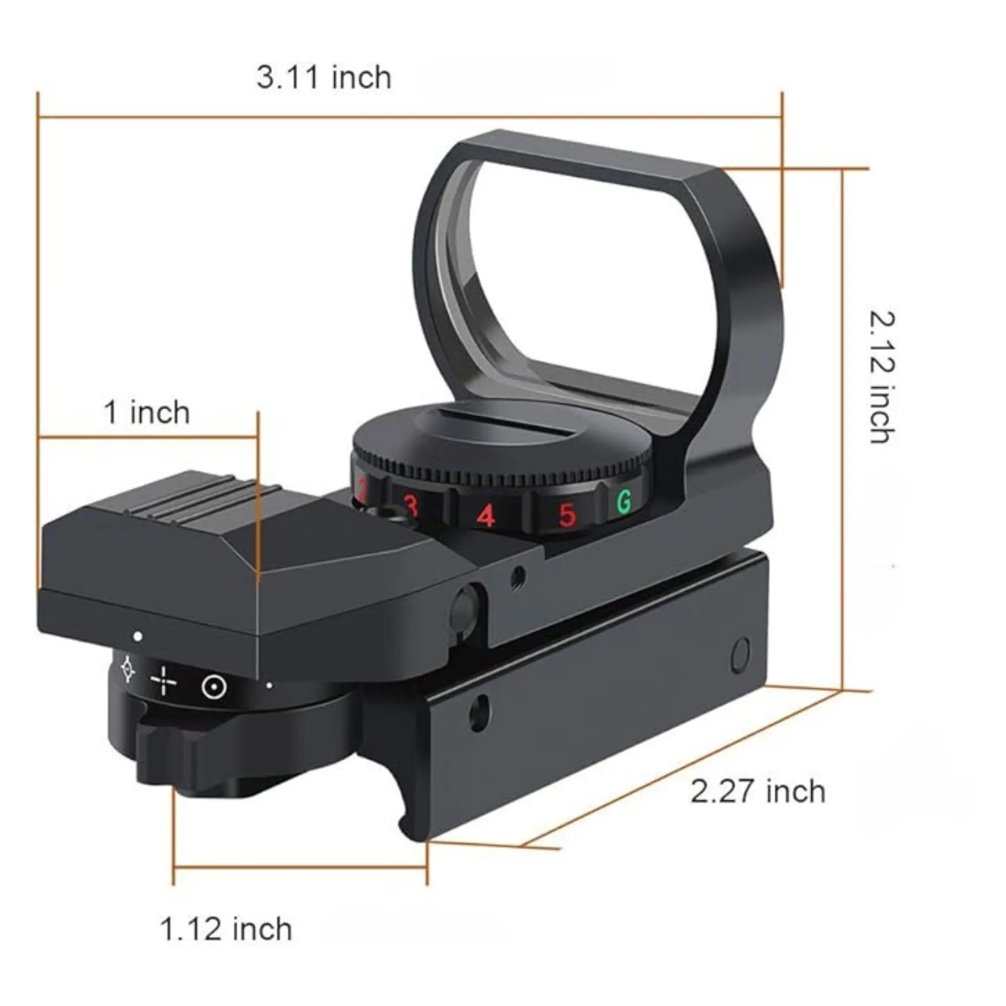 Adjustable Reticle for Gun Scope 7