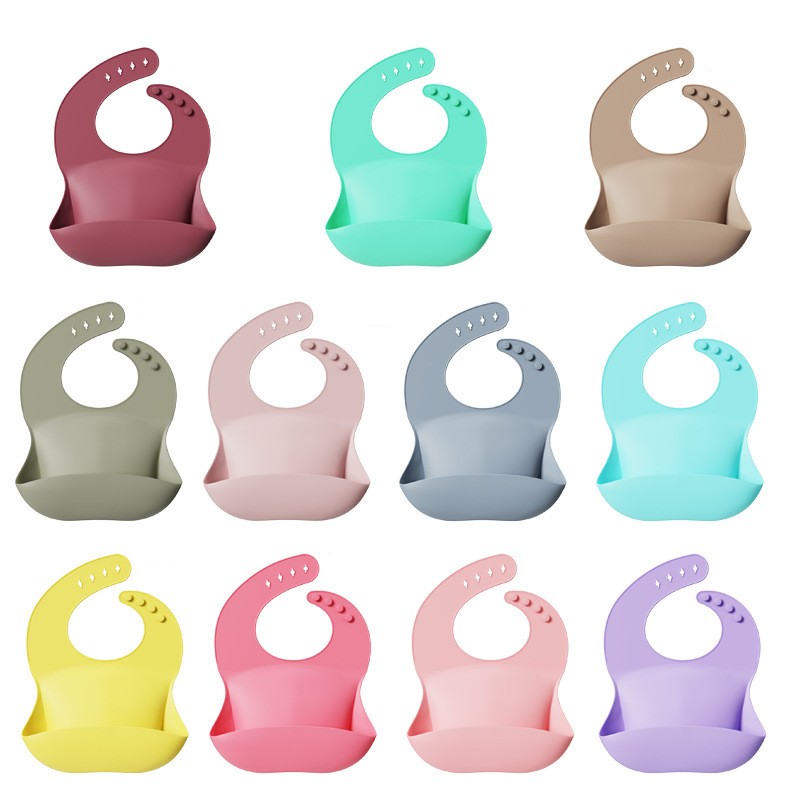 Adjustable Silicone Baby Bib 2