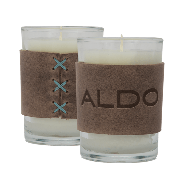 Harper 8 oz. Leather Wrapped Candle 23