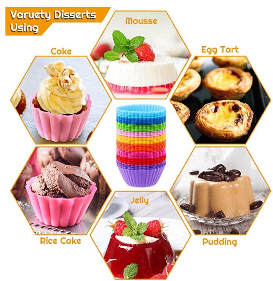 Silicone Muffin Cups Liners 3