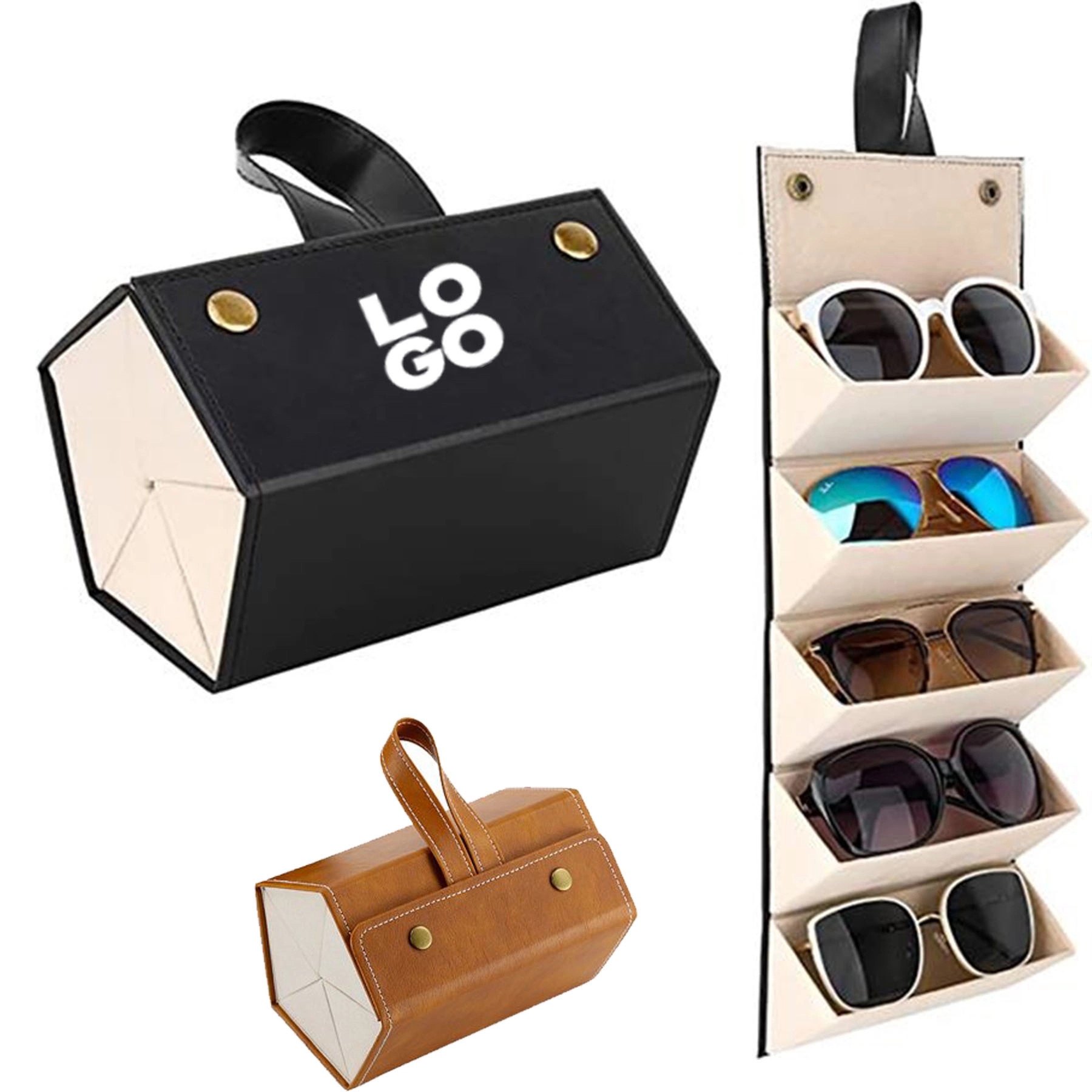 Foldable Eyeglasses Travel Organizer Case 2