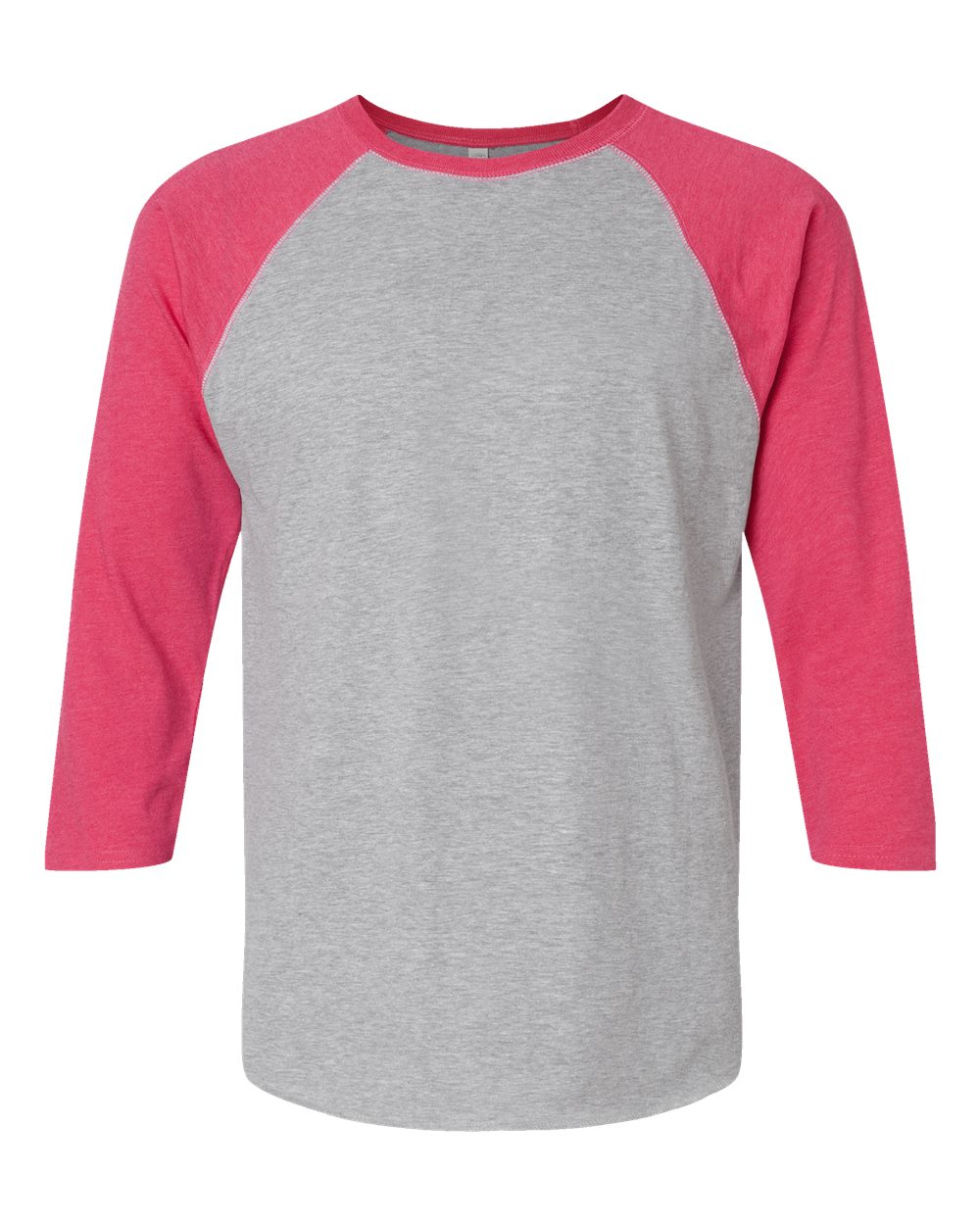 Unisex Baseball Fine Jersey Three-Quarter Sleeve Tee - 6930 49