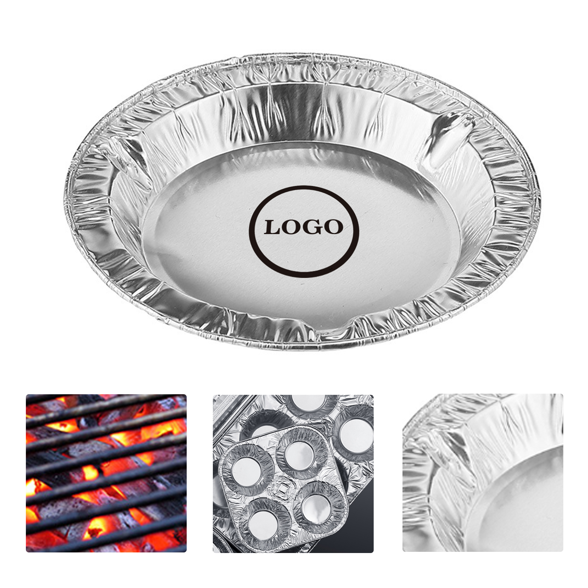 MOQ10000 Disposable Aluminum Foil Ashtray for Events 2