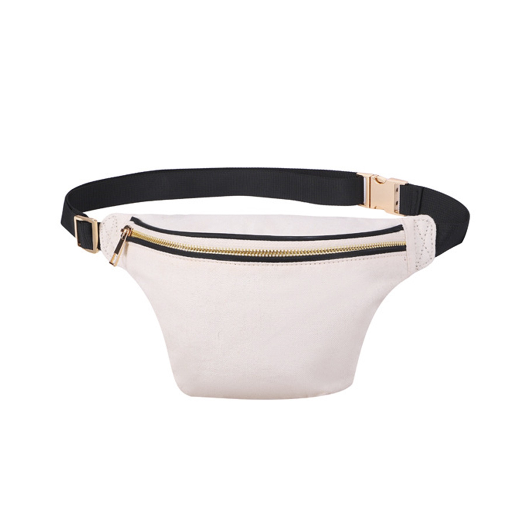 Metal Zipper Canvas Fanny Pack 7