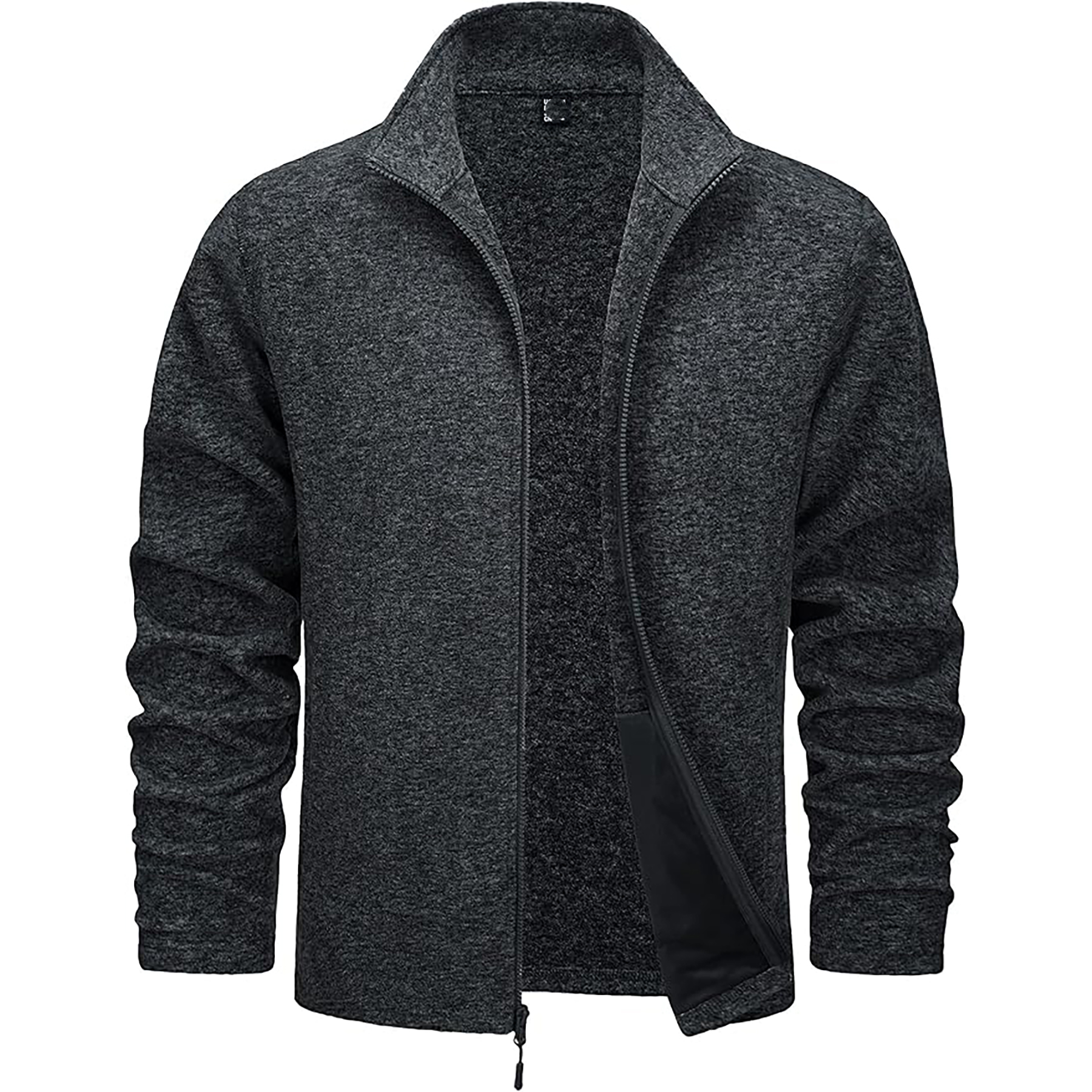 "Men Zipper Fleece Jacket Full zipper" 17