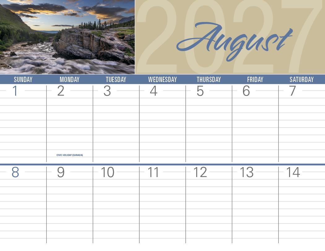 Triumph® Calendars Scenes of America Big Block Memo Calendar 33