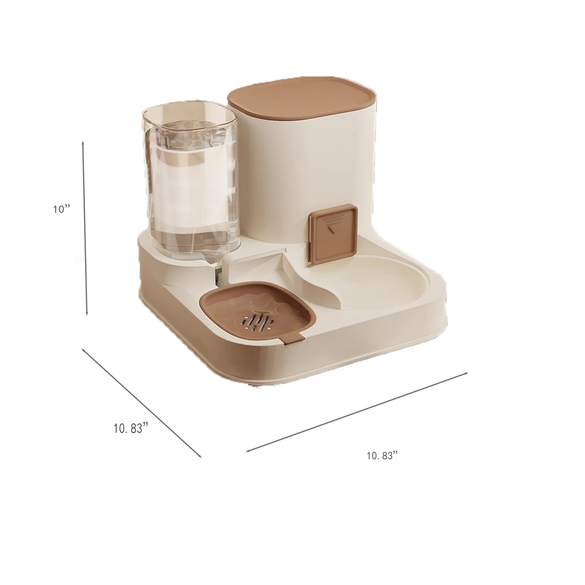 2-in-1 Automatic Quantifiable Feeder For Pets 4