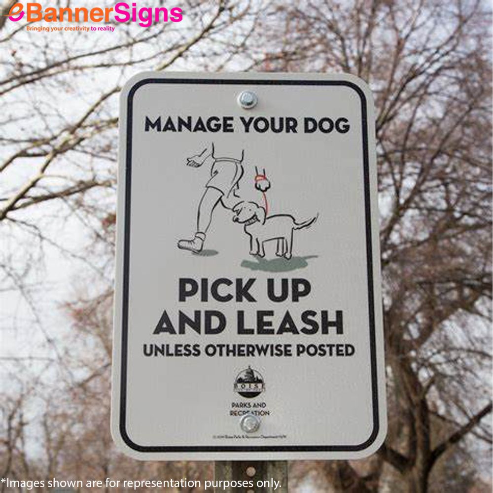 Non Reflective Metal Sign 2