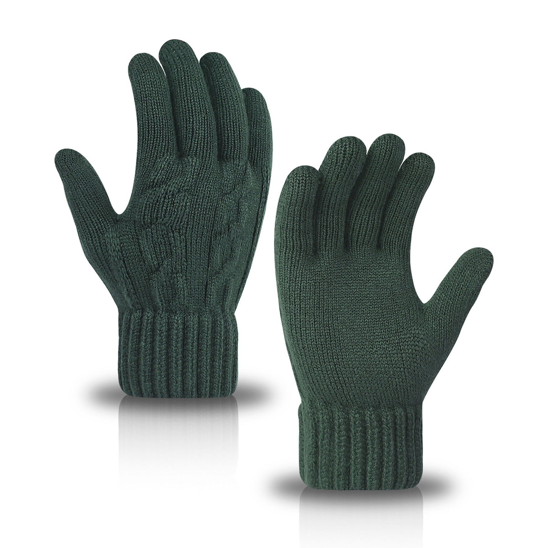 Knitted Fleece-Lined Gloves 9