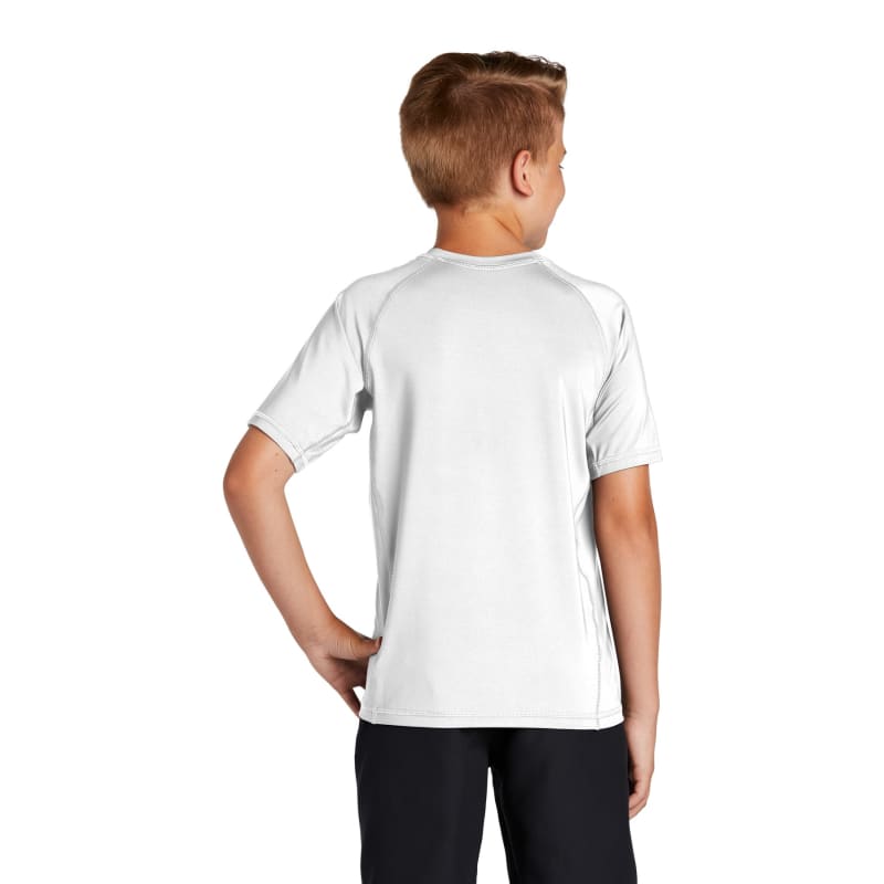 Sport-Tek Youth Rashguard Tee. 15