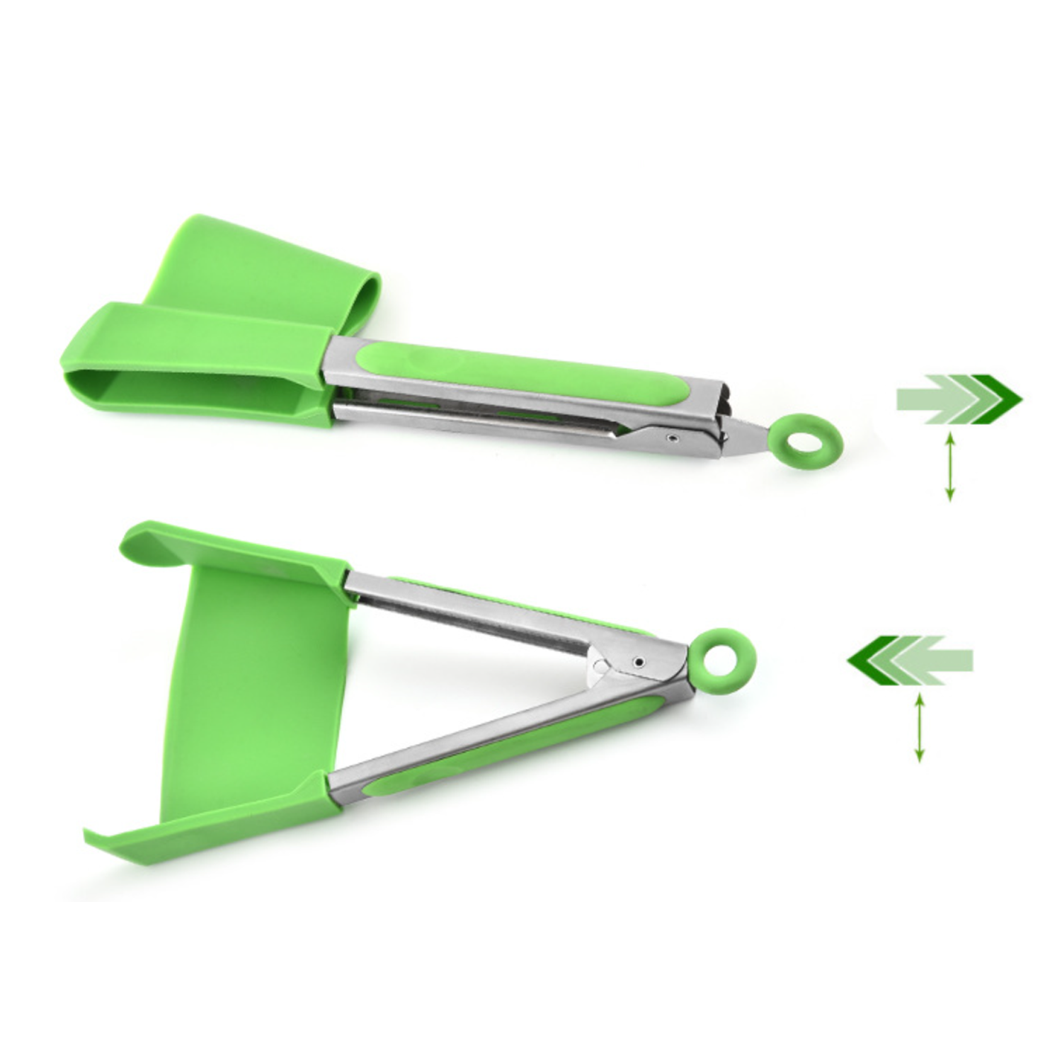 Retractable Fan-Shaped One-Piece Food Clip 2