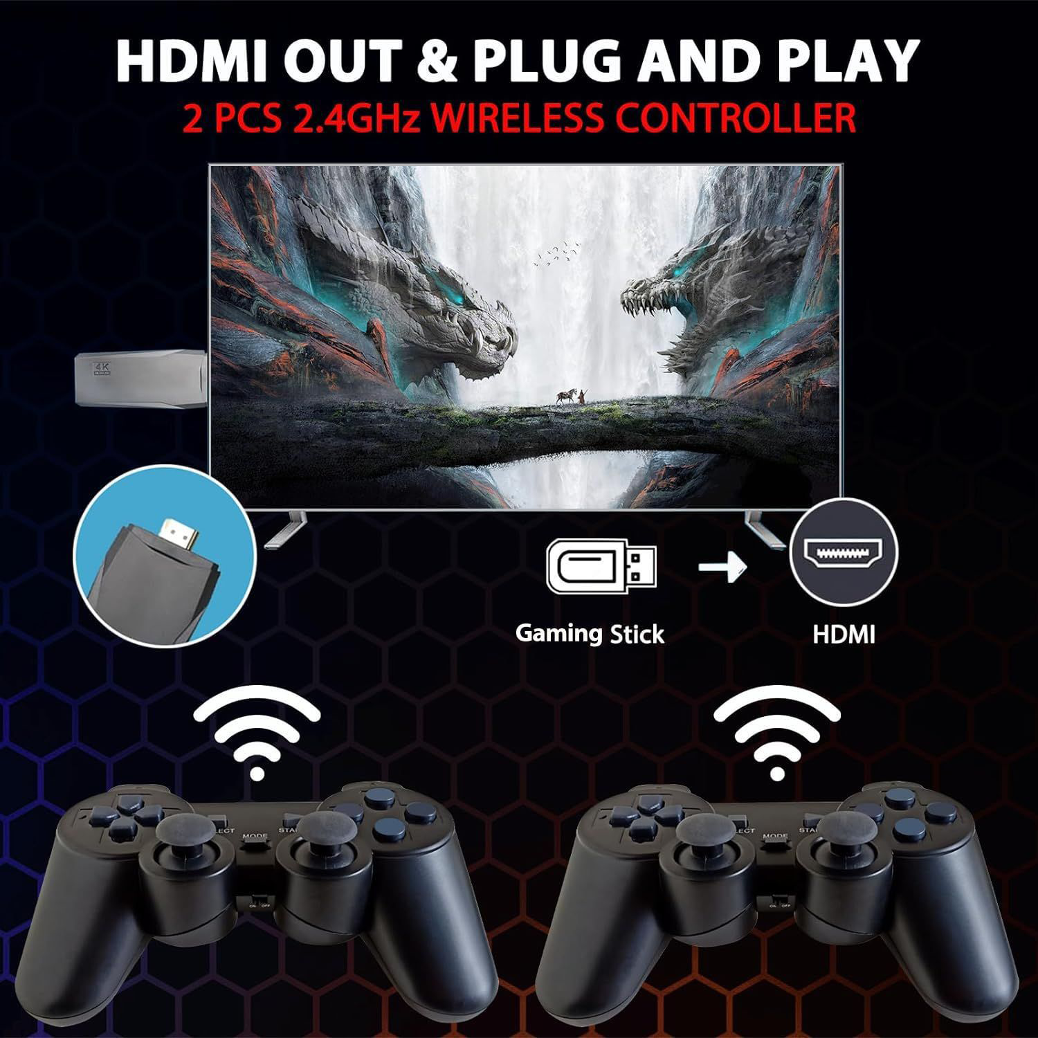 Home Wireless Controller Gamepad 5