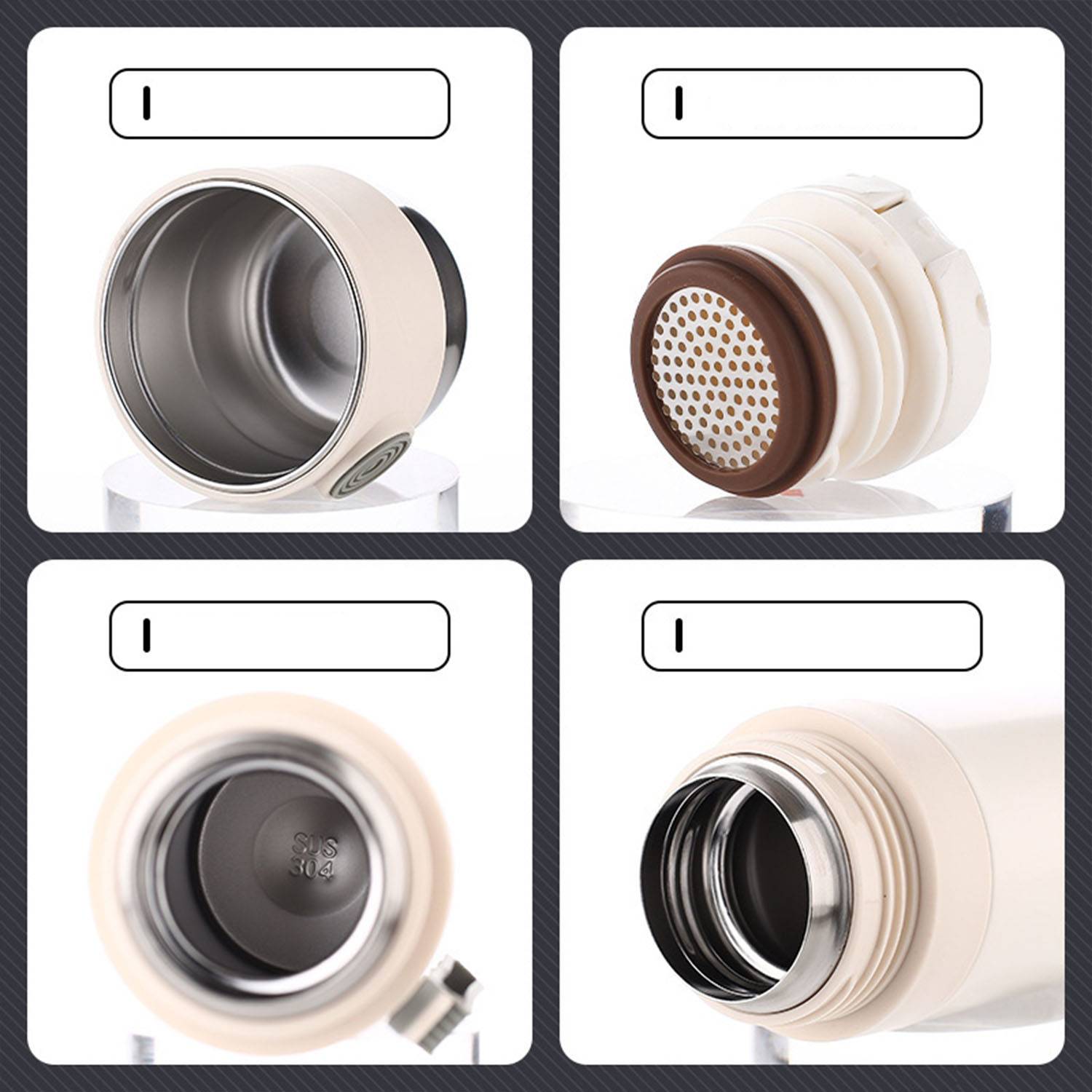 17.6oz Stainless steel tea separation insulated cup 8