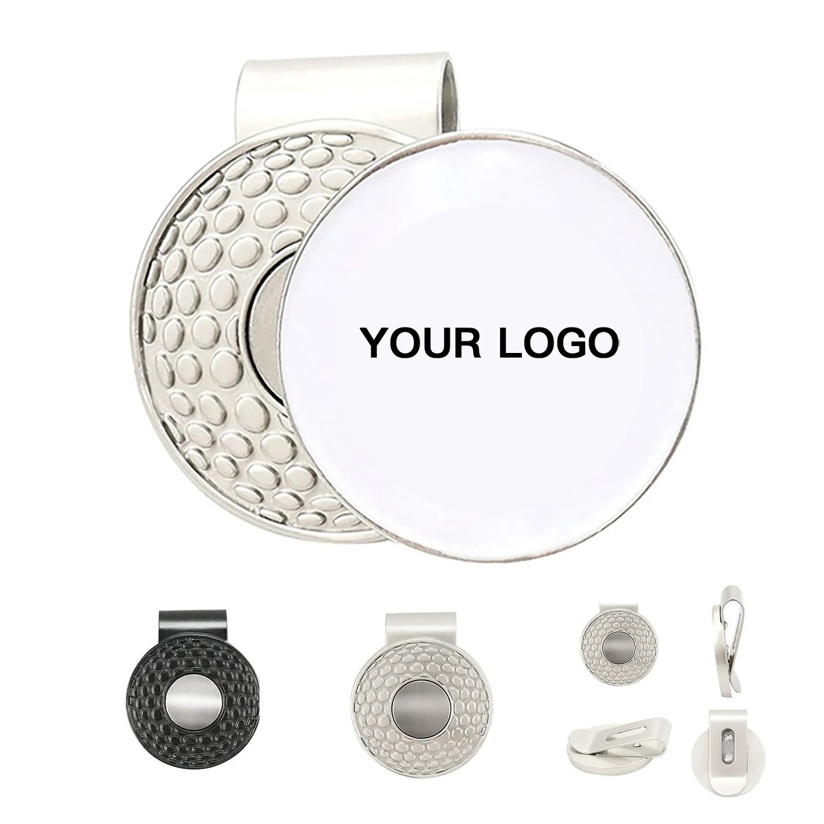 Metal Golf Hat Clip with Strong Magnetic Ball Marker 2