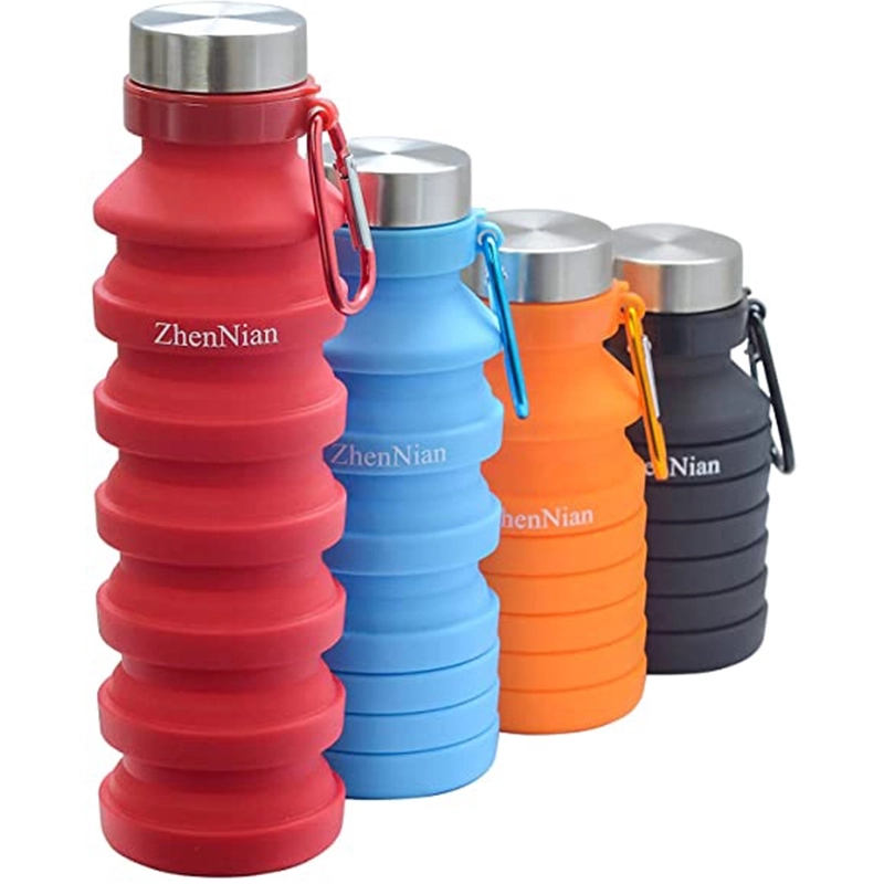 Silicone Folding Camping Cup Foldable Water Bottle 5