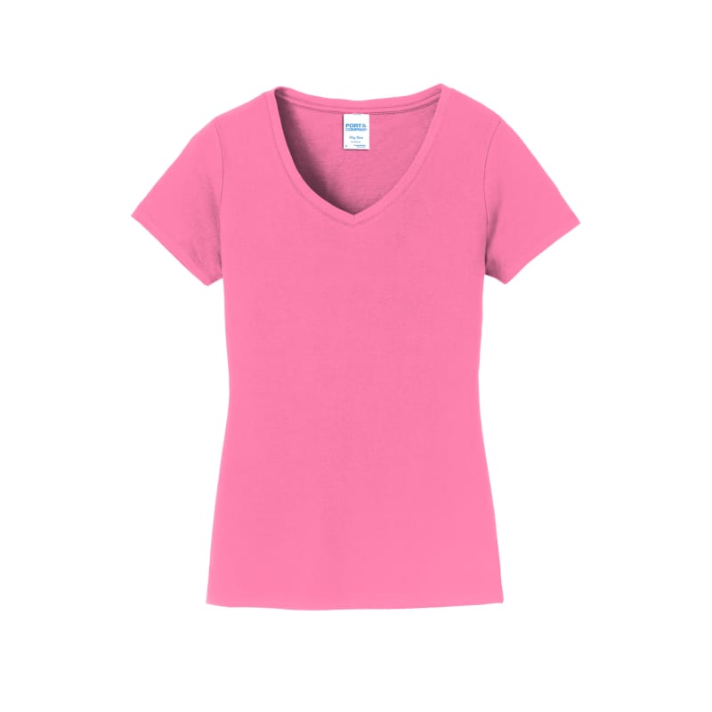 Port & Company Women's Fan Favorite V-Neck Tee. 92