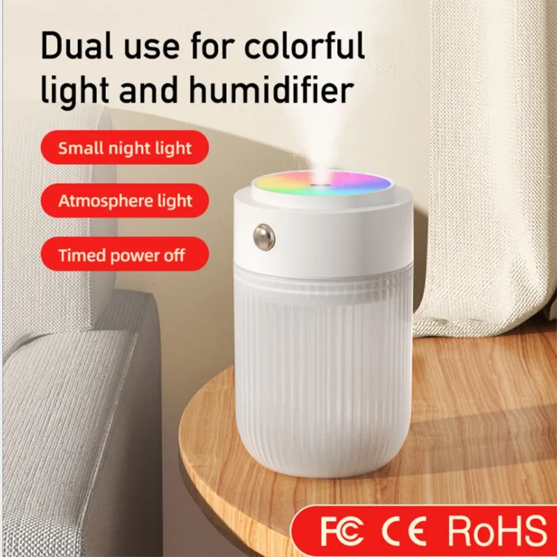 250Ml Portable Mini Usb Colorful Led Night Light Humidifier 2
