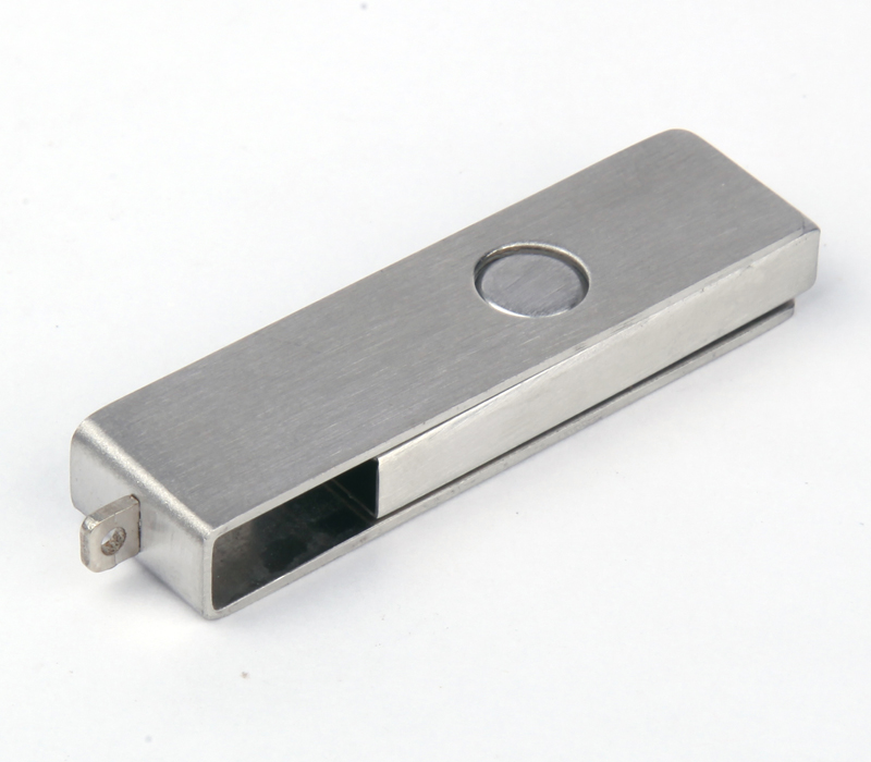 Silver Metal Swivel USB Flash Drive 4
