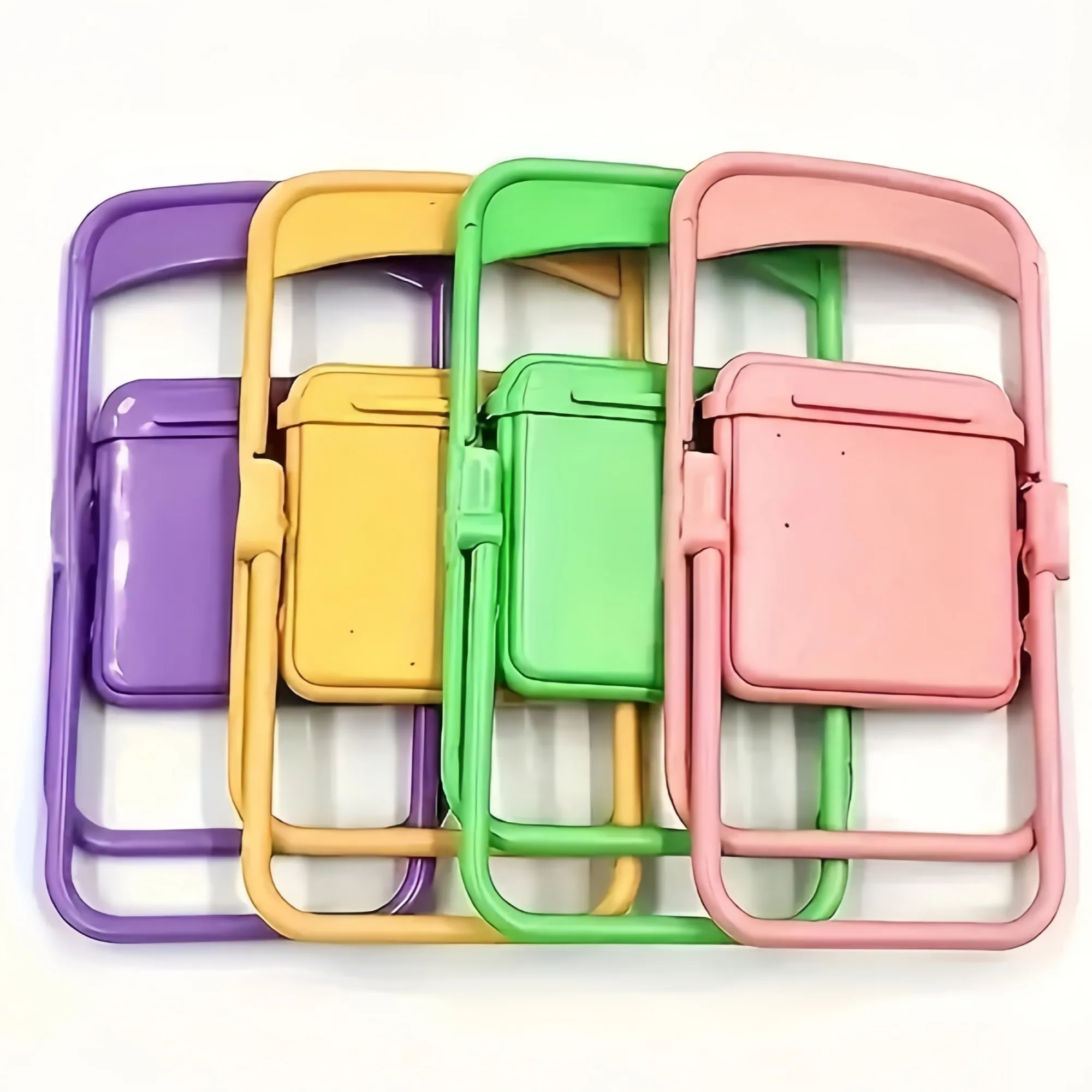 MOQ100 Mini Folding Chair Phone Holder 4