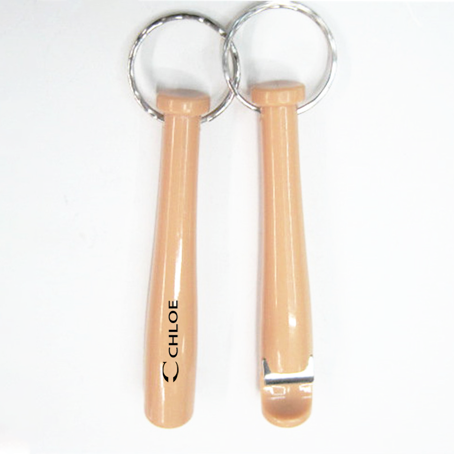 Wood Baseball Bat Shape Can Opener w/ Keychain 4