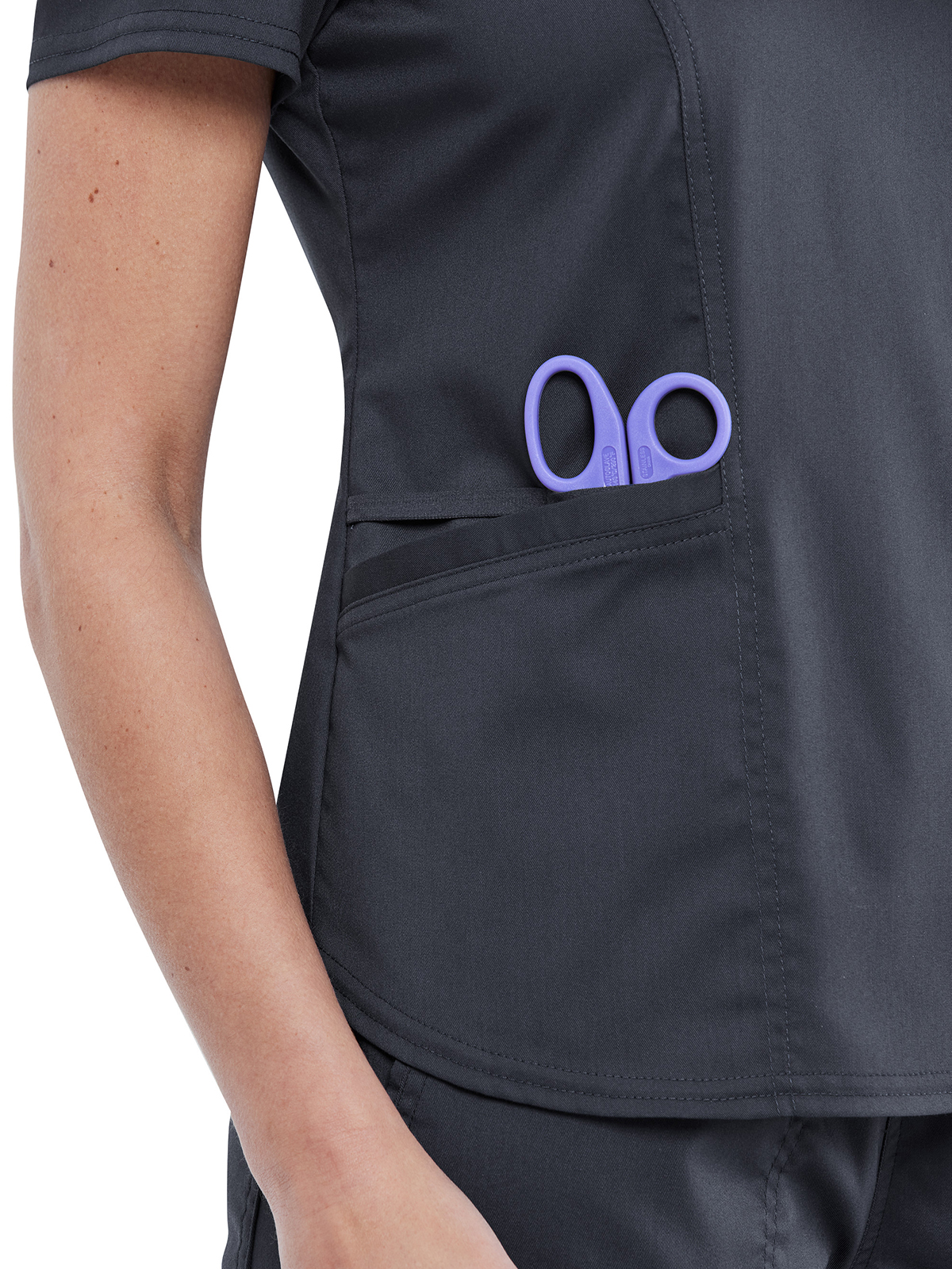 Cherokee - Workwear Revolution - Women's 2-Pocket V-Neck Top 6