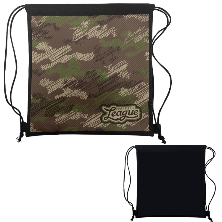 Economy Sublimated Drawstring Pack 9