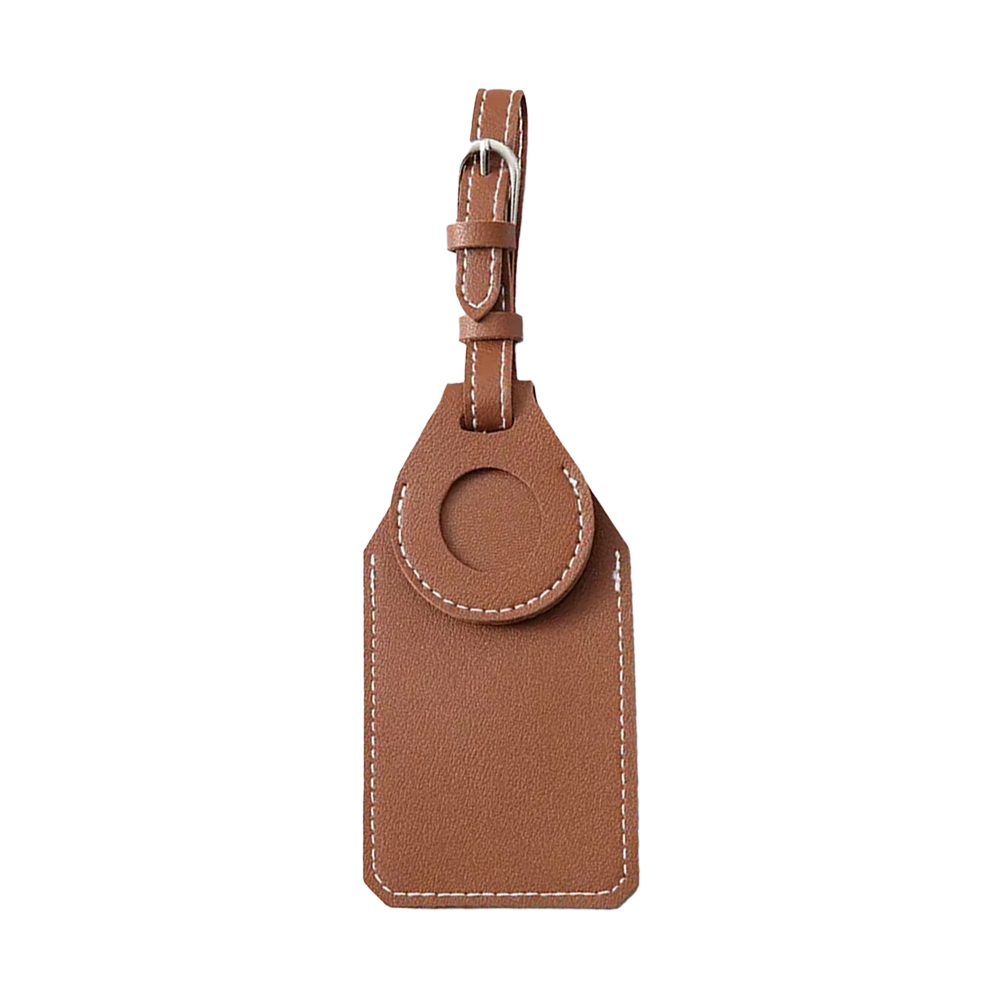 SmartTap Leather NFC & AirTag Luggage Tag 4