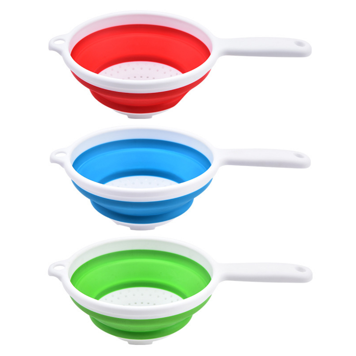 Foldable Kitchen Strainer with Handle Custom Logo 1