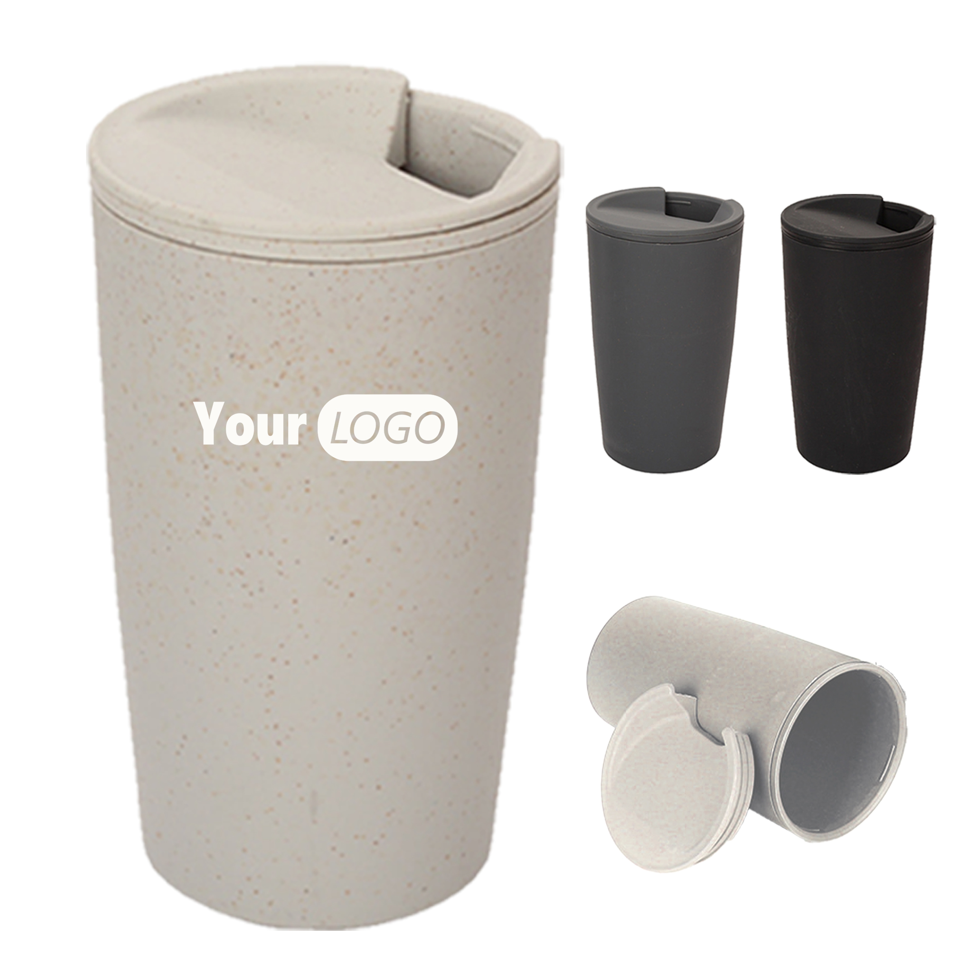 18.6 oz Custom Wheat Straw Cup 2