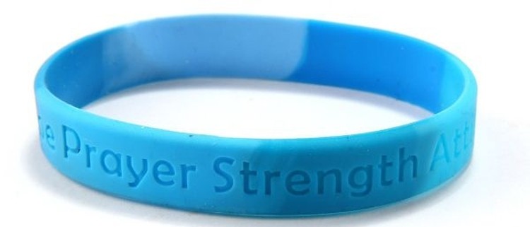 Debossed Silicone Wristband 2
