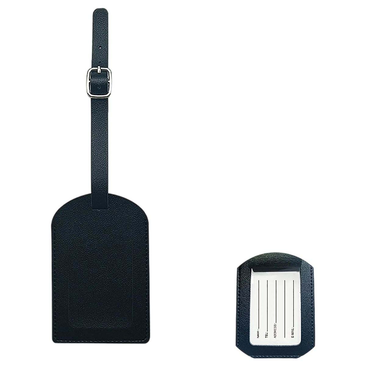 Durable PU Leather ID Tag with Adjustable Strap 11