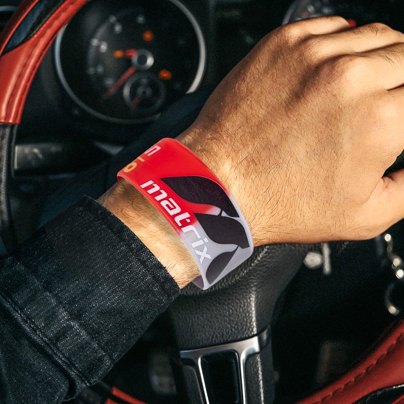 1 Inch Full Color Printed Wristbands 201