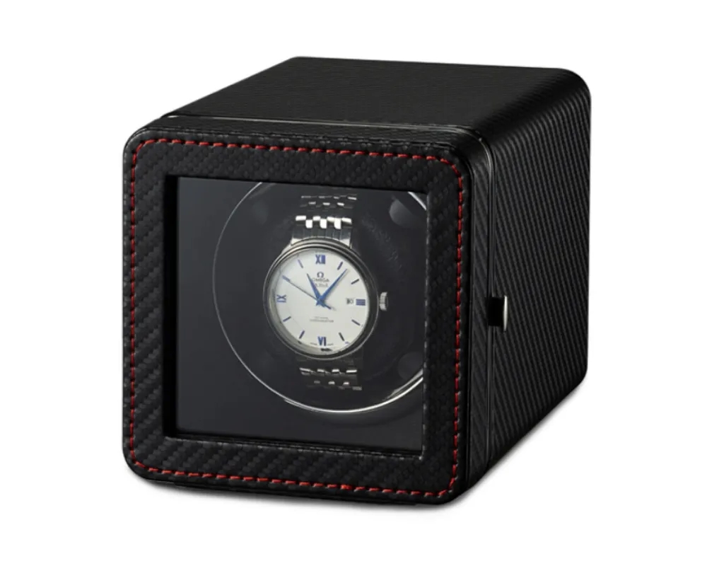Colourful Mini 1-Slot Portable Watch Winder With Reinforced 3