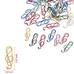 Music Clef Paper Clips In Tin Box 13