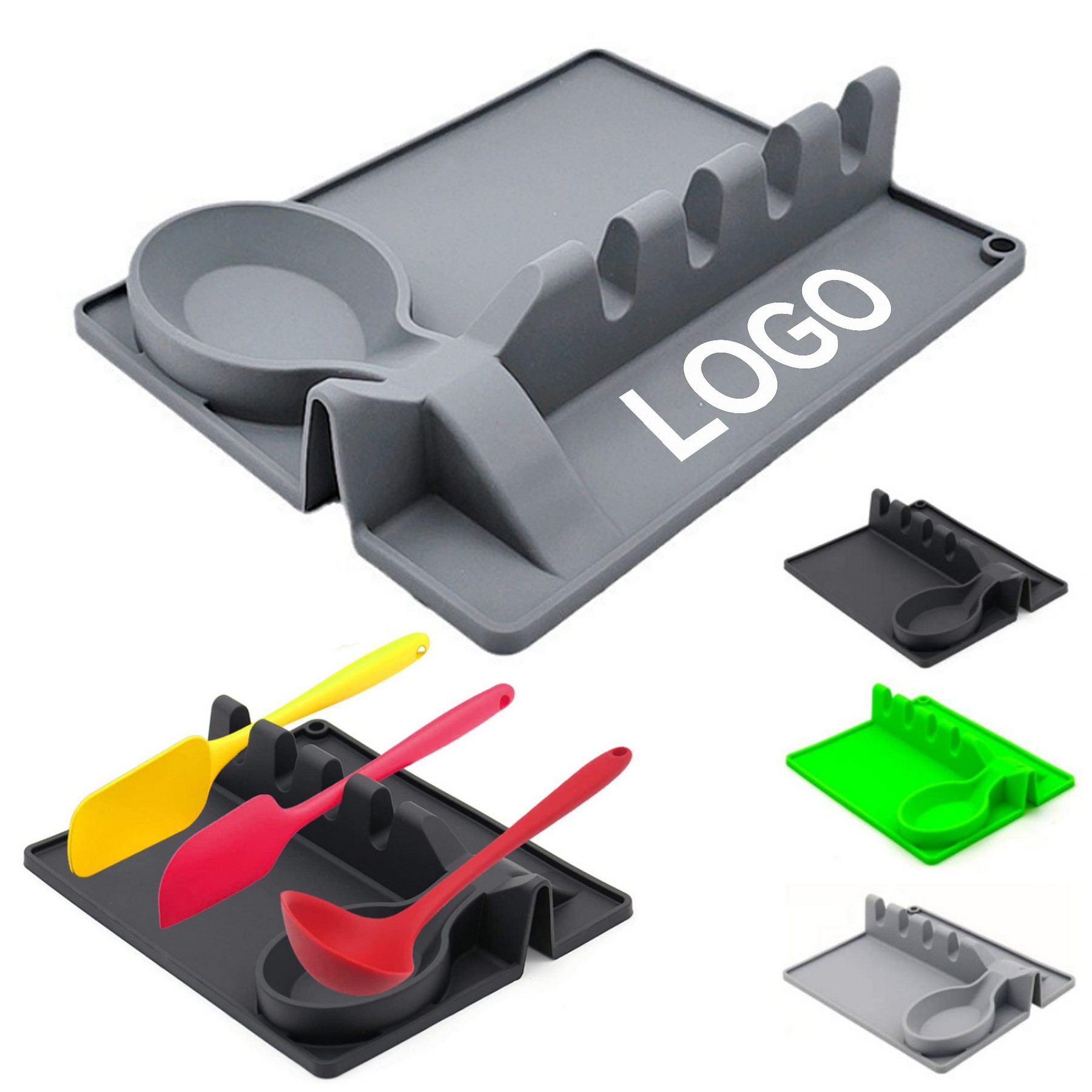 Kitchen Silicone Utensil Rest 1