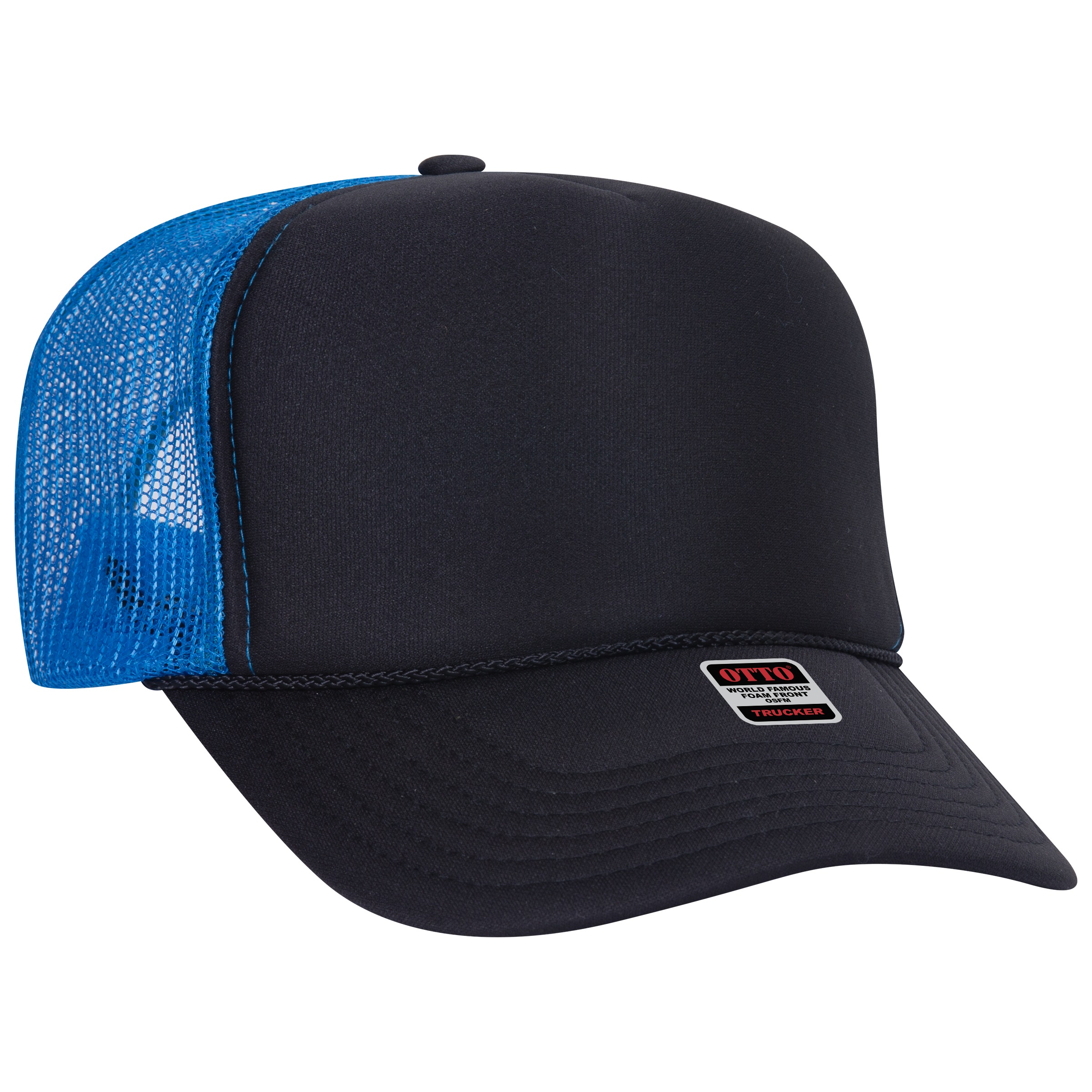 OTTO CAP® 5 Panel High Crown Mesh Back Trucker Hat 186